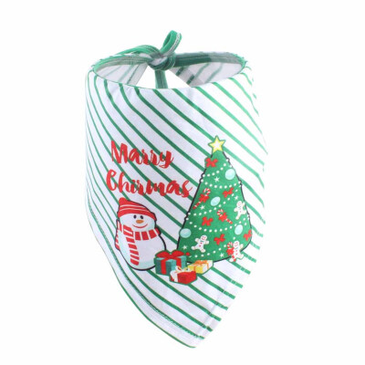 

Christmas Pet Bibs Costume Stylish Christmas Santa Scarf Bibs Kerchief Accessories For Small Pet