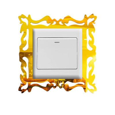 

〖Follure〗1PC Switch Sticker Home Decor Wall Mirror Style Photo Frames For Shop Switch