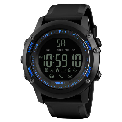 

SKMEI Sports Casual Men Smart Watch Intelligent Male Watches 5ATM Water-resistant Call APP Reminder Remote Camera Sports Tracker B