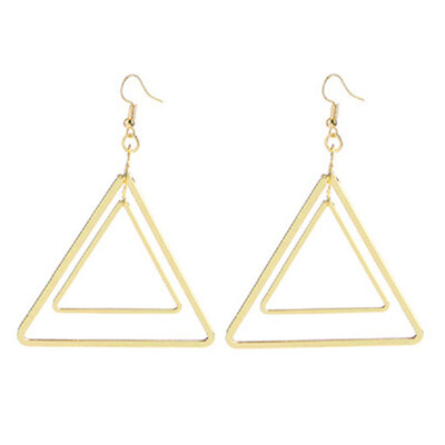 

Fashion Statement Metal Geometric For Women Boho Dangle Gold Earrings Modern Jewelry