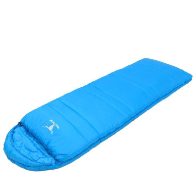 

Outdoor Camping Lightweight Hollow Fiber Double Layers Adult Sleeping Bag Envelope Style