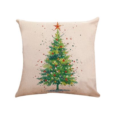 

Tailored Christmas Christmas Cushion Cover Throw Pillow Case Sofa Bed Home Decor