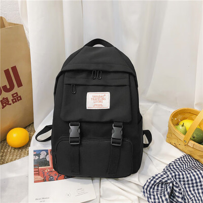 

Insfeng schoolbag female Korean version of senior high school students Simple Baitasen Department campus large capacity shoulder b