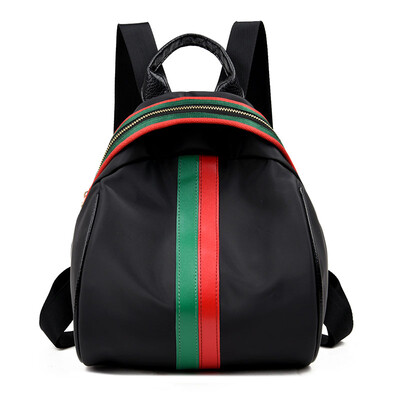 

Colored double shoulder bag mini bag casual backpack Oxford cloth girl cute light travel womens bag