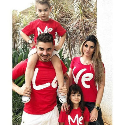 

US Mom&Baby Girl Clothes Family Matching Outfit Parent-child Top Clothes NEW