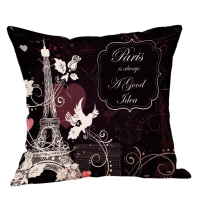 

Gobestart Pillow Case Sofa Car Waist Throw Cushion Cover Home Decoration