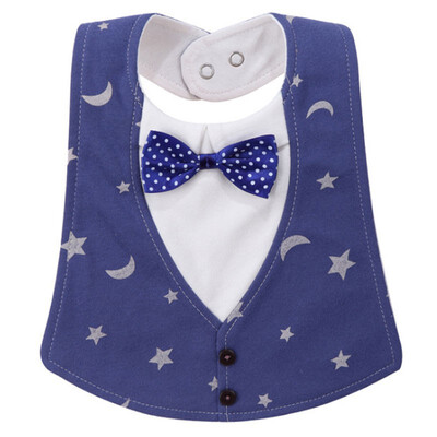 

Baby bibs burp Gentleman Infant Waterproof bib Saliva Towel Cotton Fit 0-3 Years Old Bebe Feeding Babies Cloths