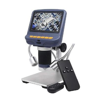 

Desktop Mini Microscope 220X Magnification USB Digital Microscope 43-inch HD Screen with LED Light for Repairing Soldering Jewelr