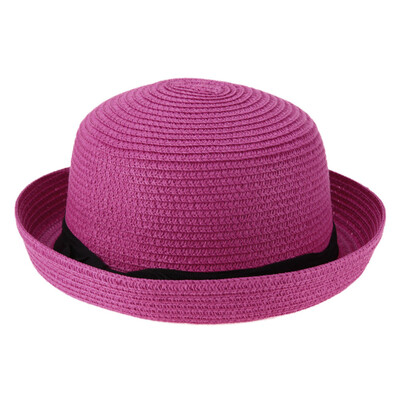 

Summer Women Straw Knitting Sun Hats Travel Outdoor Fold Beach Hat