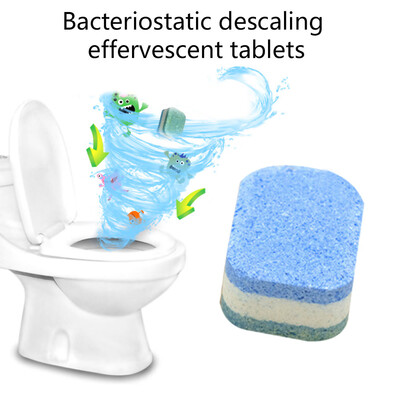 

〖Follure〗1Pcs Automatic Bleach Toilet Bowl Tank Cleaner Blue Tablets Flush Cleaner