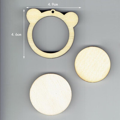 

Wooden Small Embroidered Stretch Mini Jewelry Cross Stitch Fixed Frame Can Be Customized Round Oval Diy Sewing Supplies