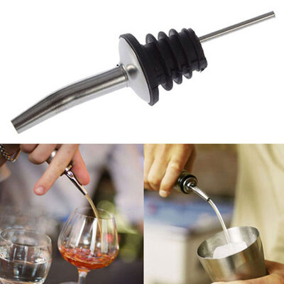 

Stainless Steel Liquor Spirit Pourer Flow Wine Bottle Pour Spout Stopper Barware