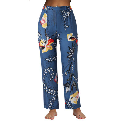 

Women Casual Loose Yoga Trousers Baggy Boho Loose Printed Wide-leg Pants