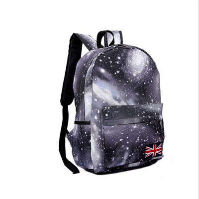 

2018 New Style Fashion Hot Unisex Backpack Oxford Cloth Rucksack Bag Print Galaxy Zipper High Capacity