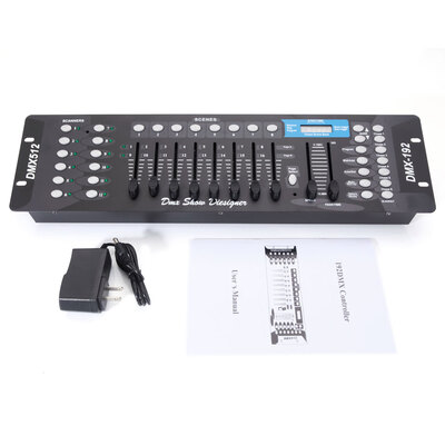 

Ktaxon 192CH DMX512 Channel Operator Console Controller for Stage DJ Party Lighting Lamp AC 100-240V