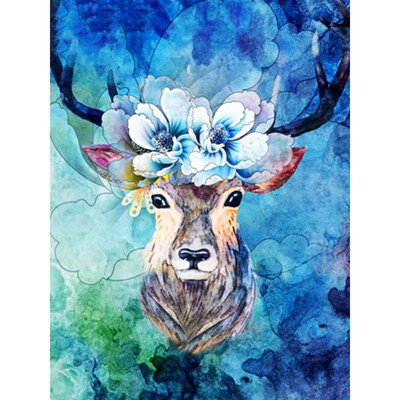 

Diamond Painting Deer Full Drill Diamond Embroidery Full Display Animals Rhinestones Pictures New Rhinestone Embroidery