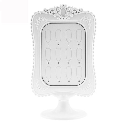 

Toponeto Nail Color Display Board 12 Nail Color Card Plate Oil Glue Nail Tool