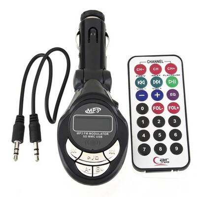 

1 set Car MP3 Player Foldable FM Transmitter With Remote Control For SDMMCUSBCD