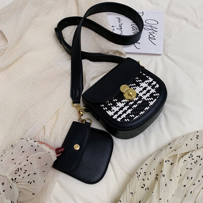 

Tailored Womens Fashion Coin Purse Composite Bag Patchwork Casual Hasp Bag Shoulder Bag