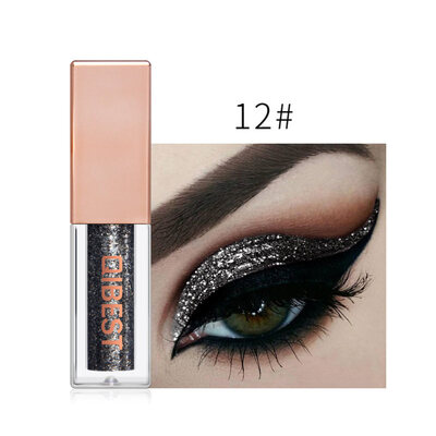 

Glitter Pearly Metallic Liquid Eyeshadow High Gloss Long Lasting Eye Makeup