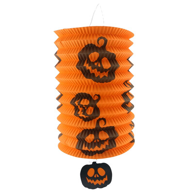 

Halloween Folding Organ Paper Lantern Childrens Portable Paper Lantern Halloween Party Decorations Lights