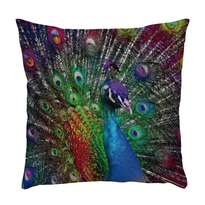 

〖Follure〗Peacock Pattern Pillowcase Pillow Case Cushion Cover Sofa Home Car Decor