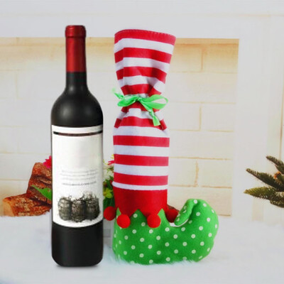 

Tailored Christmas Gift Bag Red Wine Bottle Set Wine bottle decoration