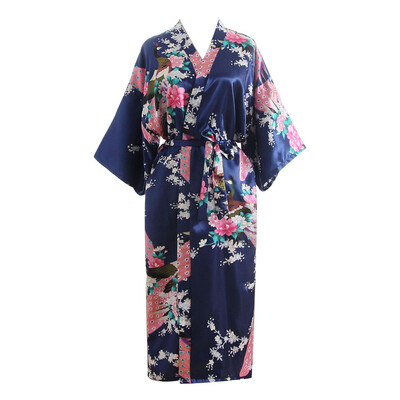 

Toponeto Women Sexy Print Blossom Kimono Dressing Gown Bath Robe Lingerie Nightdress