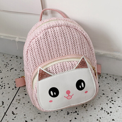 

Tailored Fashion Parent-Child Outdoor Woven Cat Shoulder Bag Messenger Bag Backpack