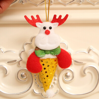 

〖Follure〗Christmas Ornaments Gift Santa Claus Snowman Reindeer Toy Doll Hang Decorations