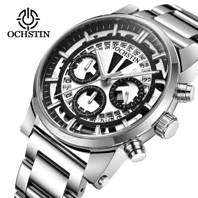 

Augustus OCHSTIN multi-function three-eye calendar multi-function steel mens watch mens watch