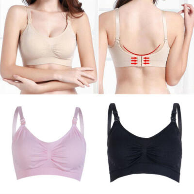 

Adjustable Wire Free Push Up Women Nursing Maternity Bra Breastfeeding Bralette