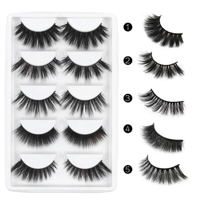 

〖Follure〗Mix In 5 Pairs Of 3D False Eyelashes For A Dense Long False Eyelash