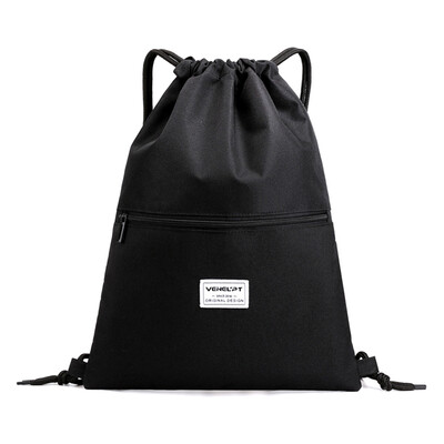 

Tailored Fashion Unisex Waterproof Zipper Bundle Rope Travel Sport Backpack School Bags