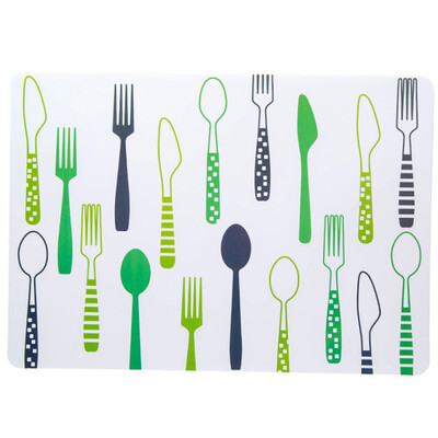 

European Minimalist Cartoon Place Mat PVC Table Mat Insulation Waterproof Anti-fouling Place Mat kitchen Plate Table Decoration