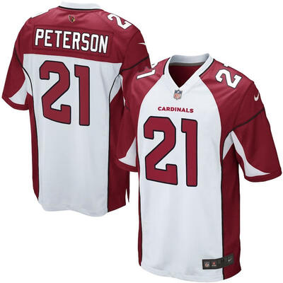 

Mens Football Arizona Cardinals Patrick Peterson 21 White Game Football Jersey