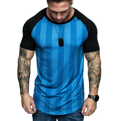 

Mens Slim Fit O Neck Short Sleeve Muscle Tee Shirts Casual T-shirt Tops Blouse