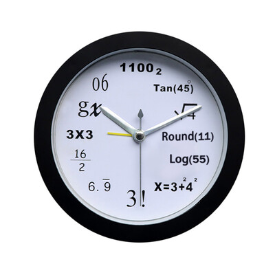 

Gobestart Mathematics Fashion Creative Art Student Quartz Bedside Alarm Clock