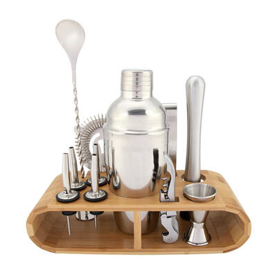 

Greensen 11 Pcs Set Stainless Steel Cocktail Shaker Mixer Drink Bartender Martini Tools Bar Kit