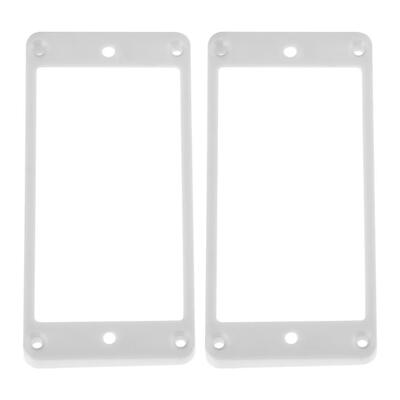 

2pcs Guitar Curved Plastic Humbucker Pickups Frames Holder Mounting Rings
