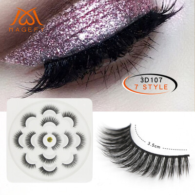 

〖Follure〗7Pair Luxury 3D False Lashes Fluffy Strip Eyelashes Long Natural Party