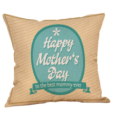 

〖Follure〗Mothers Day Pillowcase Linen Car Home Decorative Cushion Cover Pillow Covers