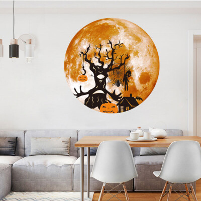 

〖Follure〗Creative Luminous Moon-shadow Wall Sticker Halloween Decoration Sticker Pumpkin