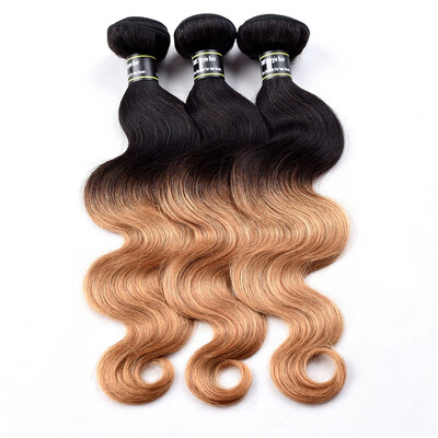 

Amazing Star Ombre Virgin Hair Brazilian Body Wave 3 Bundles Human Hair Weave T1B27 Ombre Hair 2 Tone Body Wave Weave