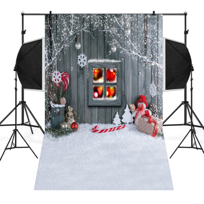 

Gobestart Christmas Backdrops Snowman Vinyl 3x5FT Lantern Background Photography Studio