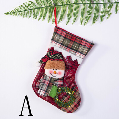 

Tailored Christmas Stockings Mini Socks Santa Candy Gift Bag Christmas Tree Decorations