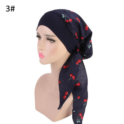

Women Pastoral Elastic Cotton Turban Hat Head Scarf Bandana Pirate Cap Headwear