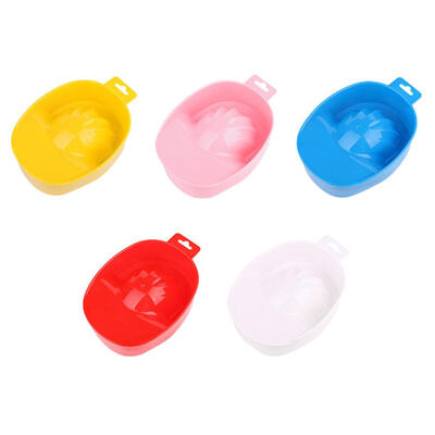 

Nail Art Hand Wash Remover Soak Bowl DIY Salon Nail Bath Manicure Tools
