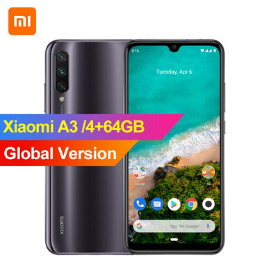 

Global Version Xiaomi Mi A3 Mi A3 4GB 64GB Smartphone Snapdragon 665 Octa Core 6088 "48MP 32MP Camera 4030mAh
