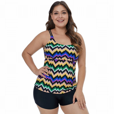 

Tankini Plus Size Womens Swimwear one-piece swimsuit